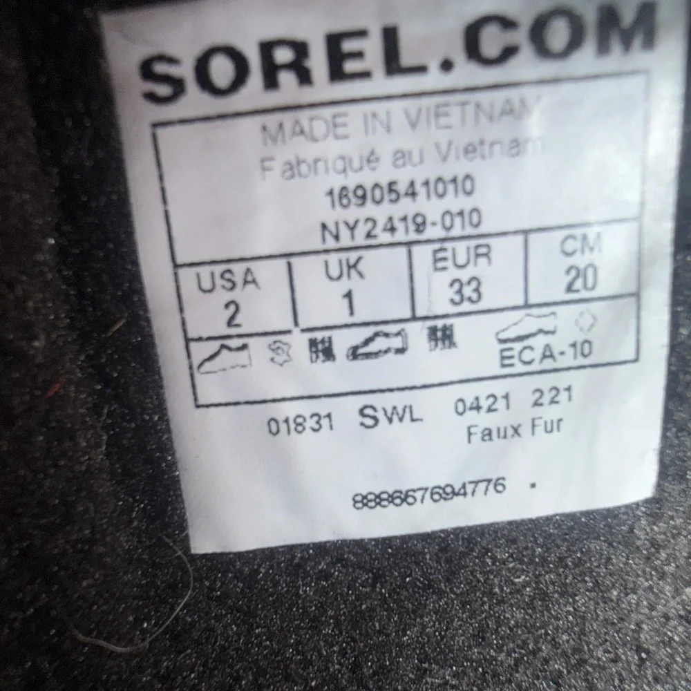 Sorel Unisex Kids Tofino ll Snow Boot in Black Quarry
